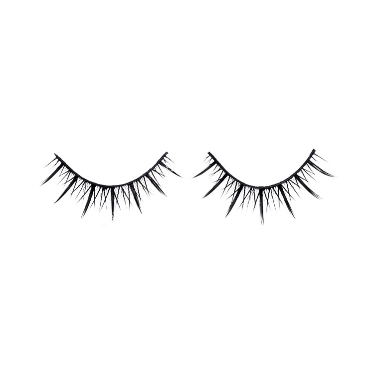 What kind of false eyelash material there are