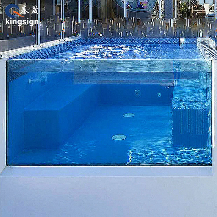 What factors should be considered when selecting the thickness of acrylic windows for a spa pool?